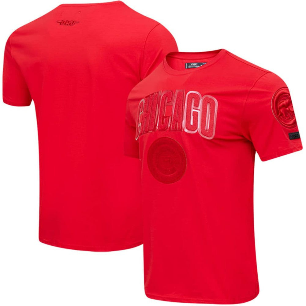 Chicago Cubs Pro Standard Classic Triple Red T-Shirt - MLB T-shirts