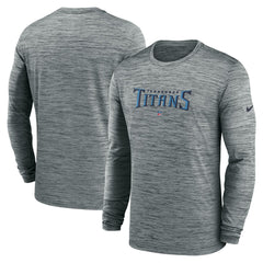 Tennessee Titans Sideline Team Velocity Performance Long Sleeve T-Shirt | NFL Near me