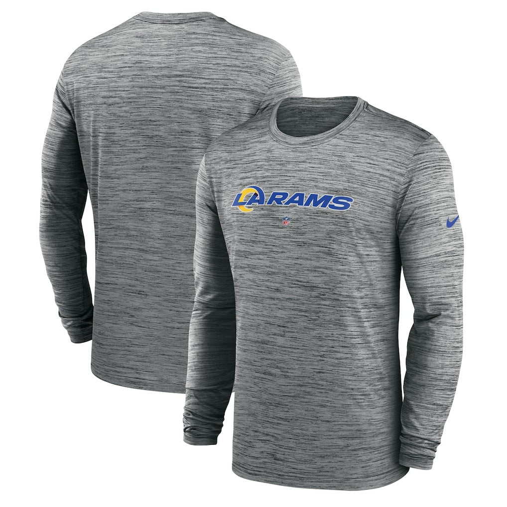 Los Angeles Rams Sideline Team Velocity Performance Long Sleeve T-Shirt | NFL US