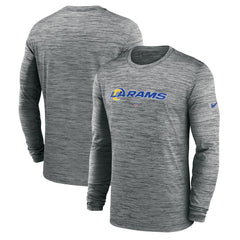 Los Angeles Rams Sideline Team Velocity Performance Long Sleeve T-Shirt | NFL US