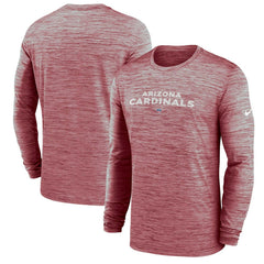 Arizona Cardinals Sideline Team Velocity Performance Long Sleeve T-Shirt | NFL Near me