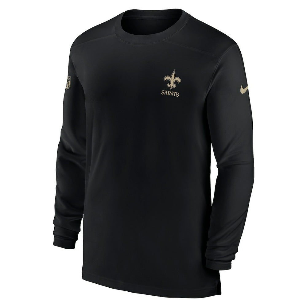 New Orleans Saints Sideline Coach Performance Long Sleeve T-Shirt | NFL On sale