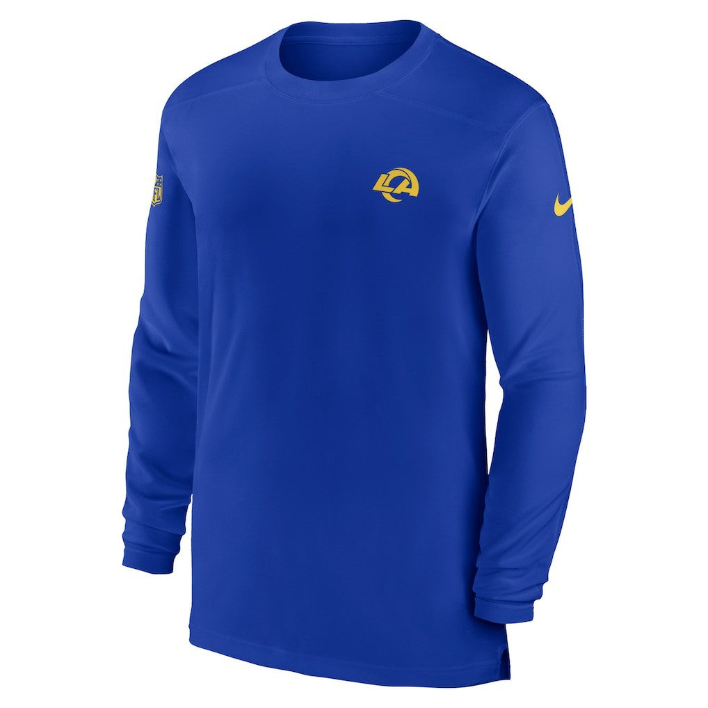 Los Angeles Rams Sideline Coach Performance Long Sleeve T-Shirt | NFL Discount