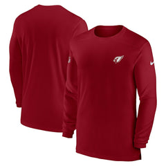 Arizona Cardinals Sideline Coach Performance Long Sleeve T-Shirt | NFL Hot