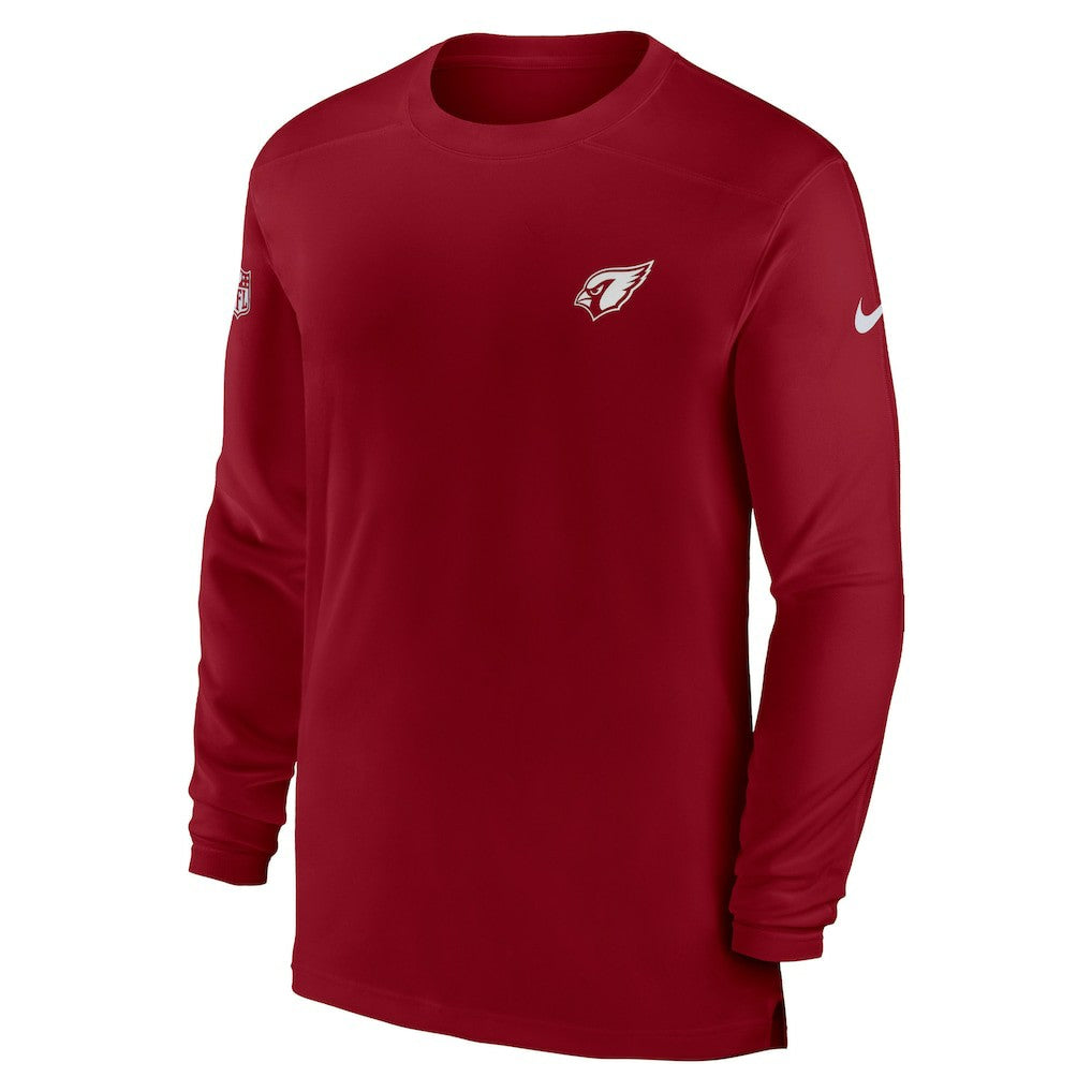 Arizona Cardinals Sideline Coach Performance Long Sleeve T-Shirt | NFL Hot