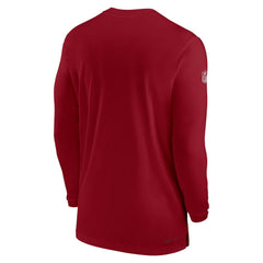 Arizona Cardinals Sideline Coach Performance Long Sleeve T-Shirt | NFL Hot