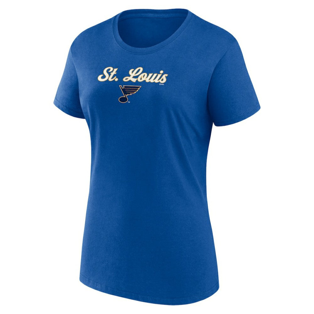 St. Louis Blues Fanatics Women's Script T-Shirt & Shorts Set -  NHL Shorts