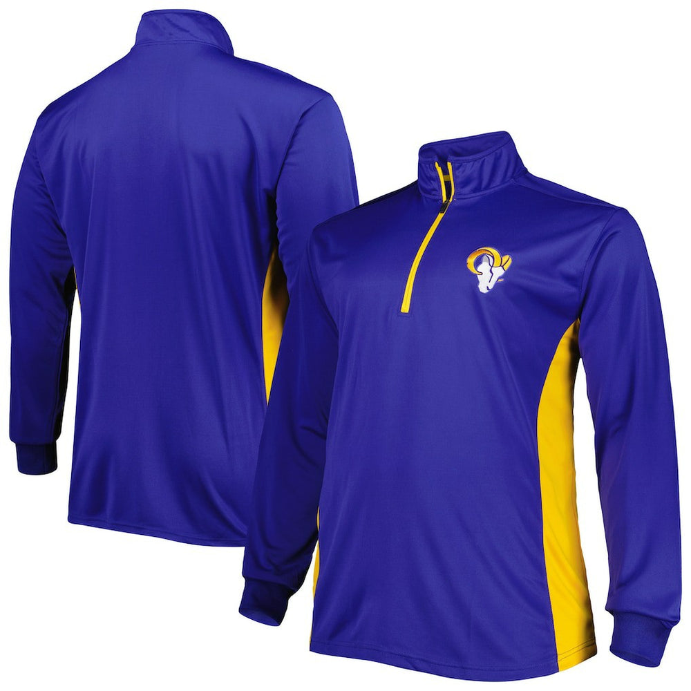 Los Angeles Rams Big & Tall Quarter-Zip Top | NFL Hot