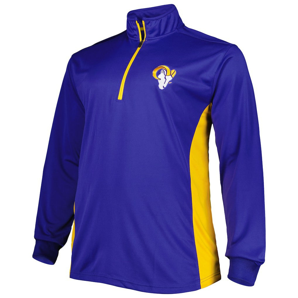 Los Angeles Rams Big & Tall Quarter-Zip Top | NFL Hot