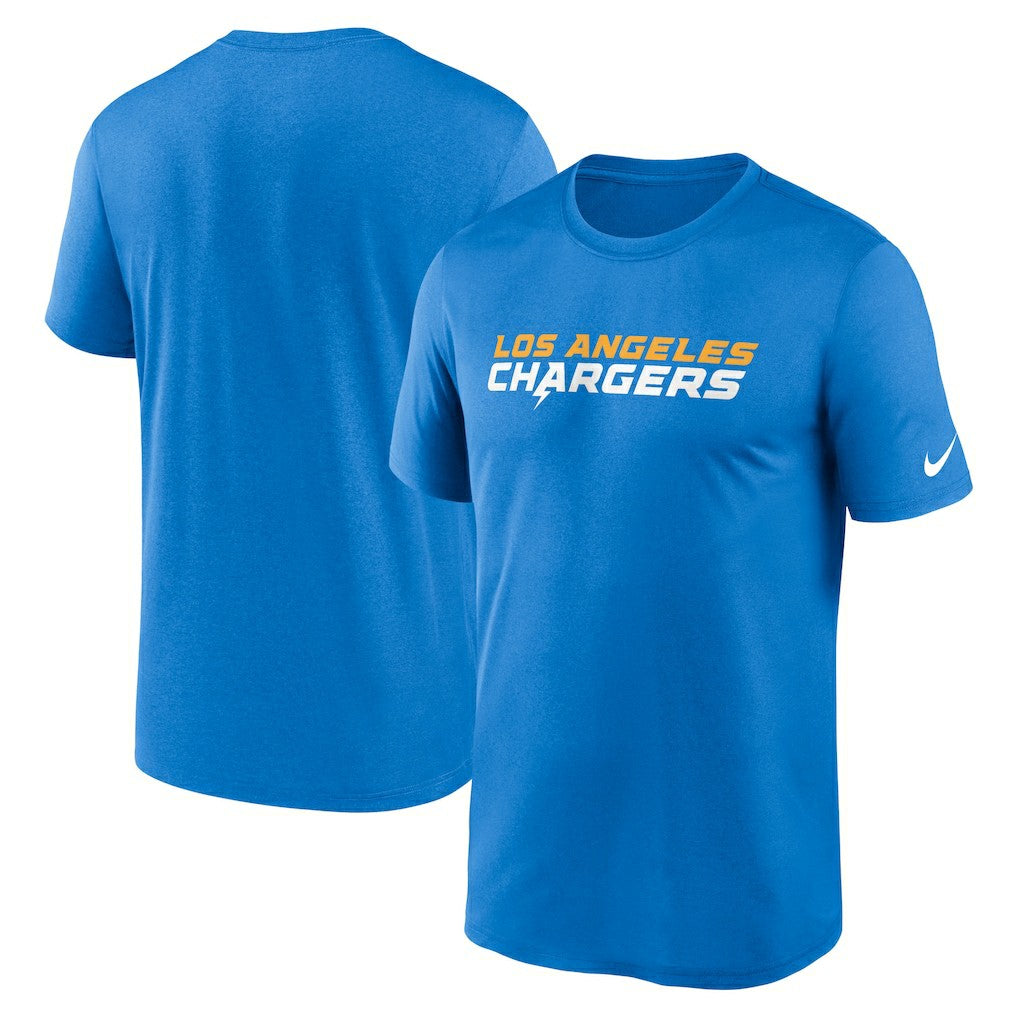 Los Angeles Chargers Legend Wordmark Performance T-Shirt | NFL Hot