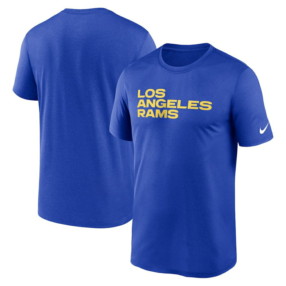 Los Angeles Rams Legend Wordmark Performance T-Shirt | NFL Sale