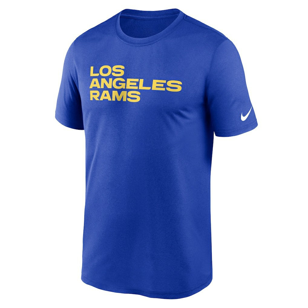 Los Angeles Rams Legend Wordmark Performance T-Shirt | NFL Sale