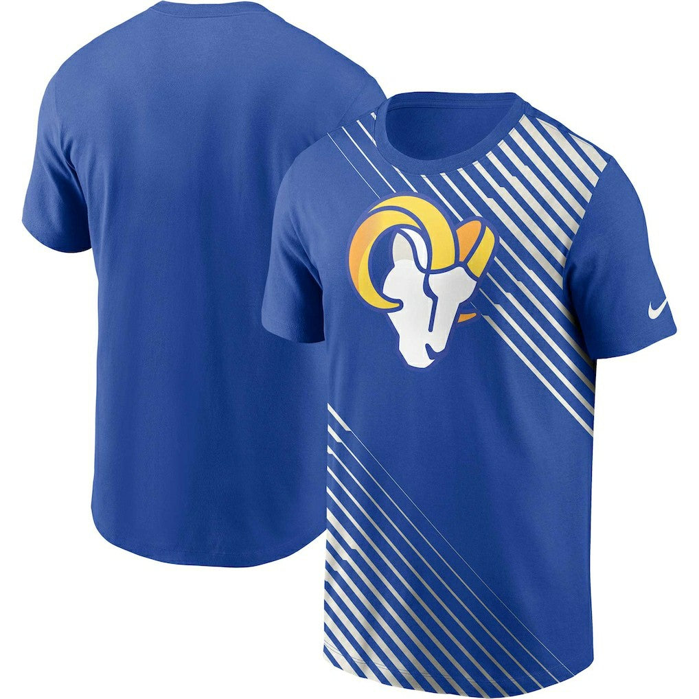 Los Angeles Rams Yard Line Fashion Asbury T-Shirt | NFL Online