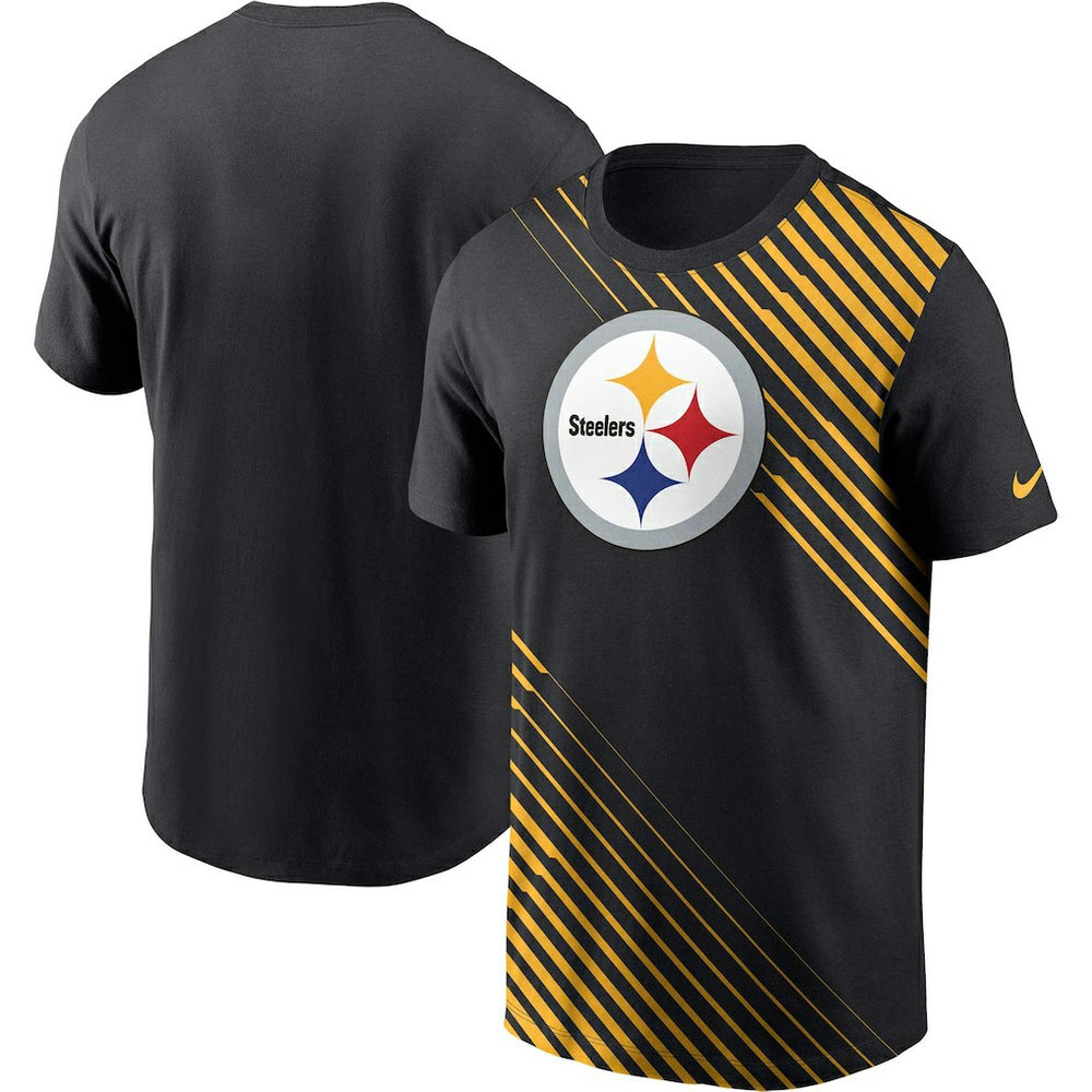 Pittsburgh Steelers Yard Line Fashion Asbury T-Shirt | NFL New
