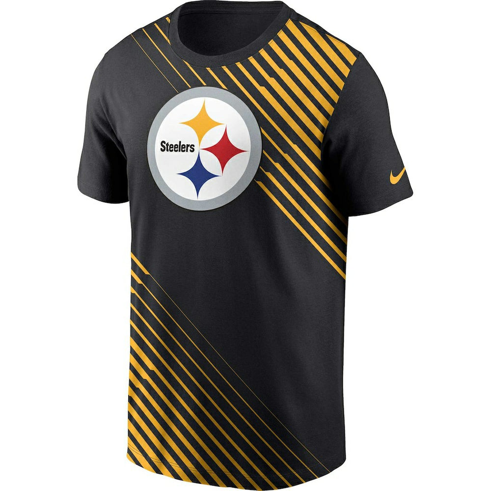 Pittsburgh Steelers Yard Line Fashion Asbury T-Shirt | NFL New