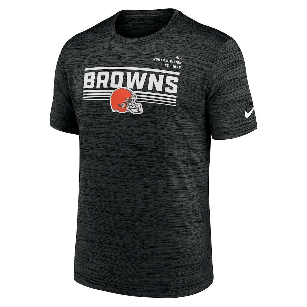 Cleveland Browns Yardline Velocity Performance T-Shirt | NFL US