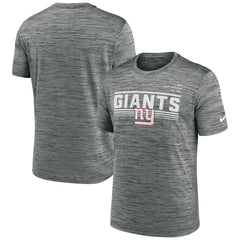 New York Giants Yardline Velocity Performance T-Shirt | NFL Sale