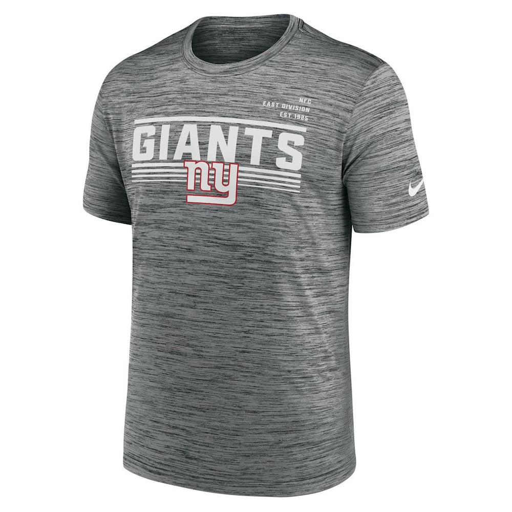 New York Giants Yardline Velocity Performance T-Shirt | NFL Sale