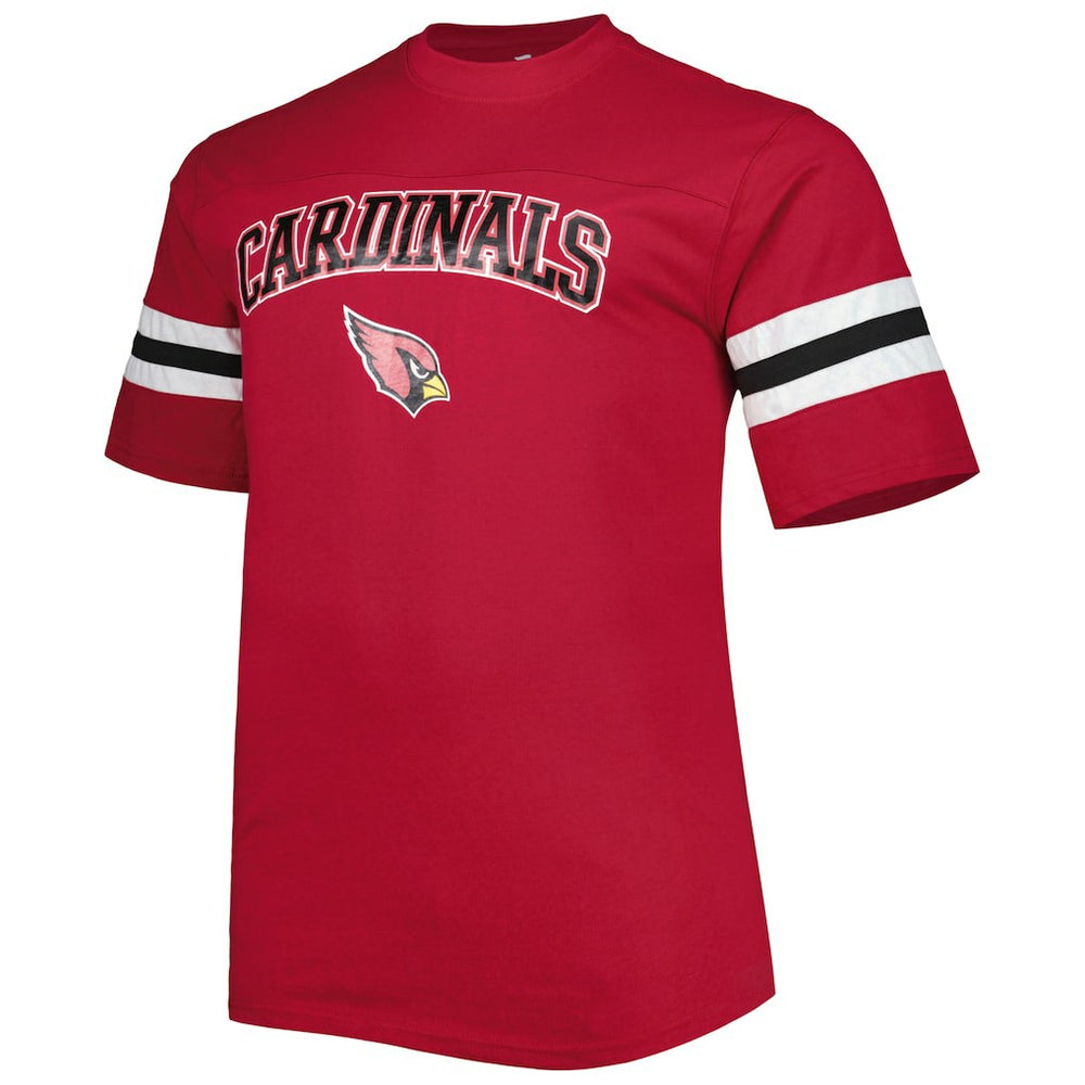 Arizona Cardinals Big & Tall Arm Stripe T-Shirt | NFL Discount