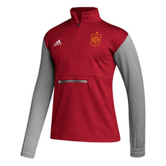 Spain National Team Crest Long Sleeve Half-Zip Top
