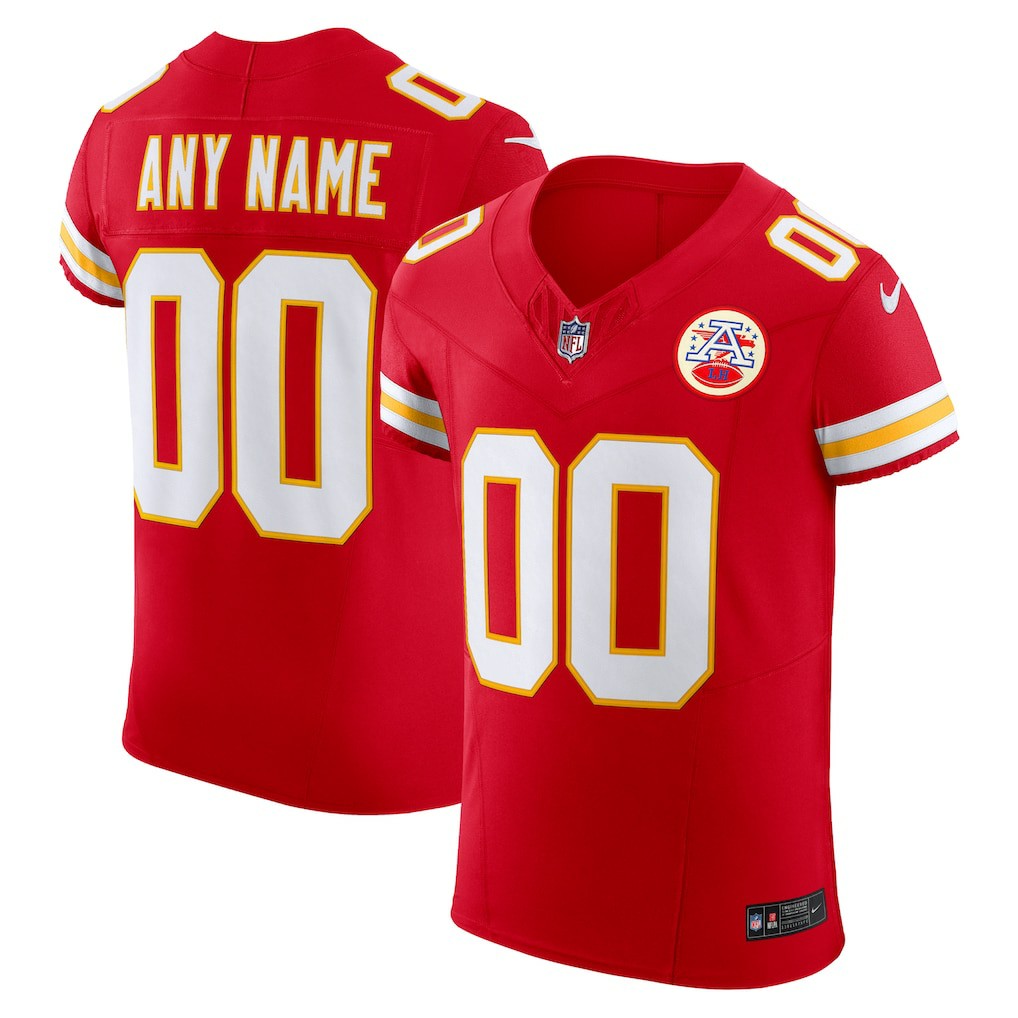 Kansas City Chiefs Vapor F.U.S.E. Elite Custom Jersey | NFL New