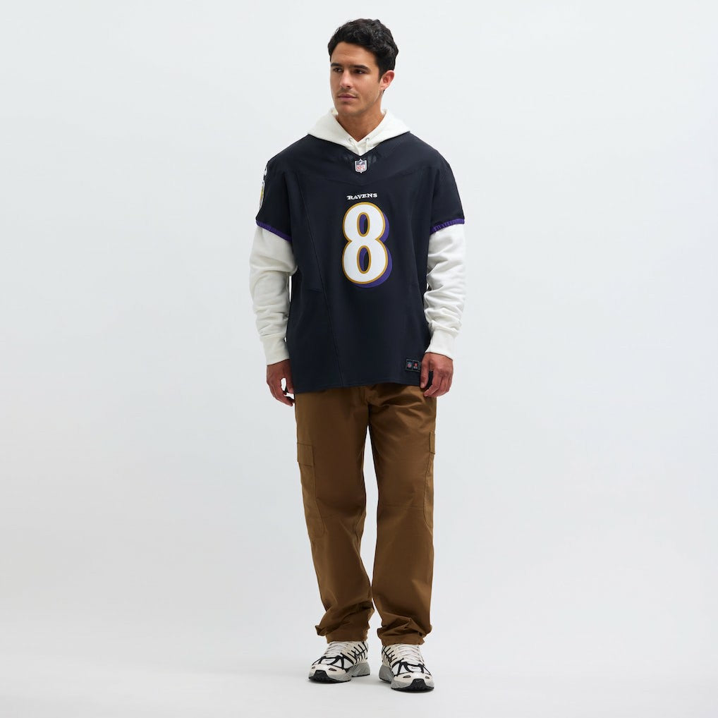 Baltimore Ravens Lamar Jackson  Alternate Vapor F.U.S.E. Elite Jersey | NFL New