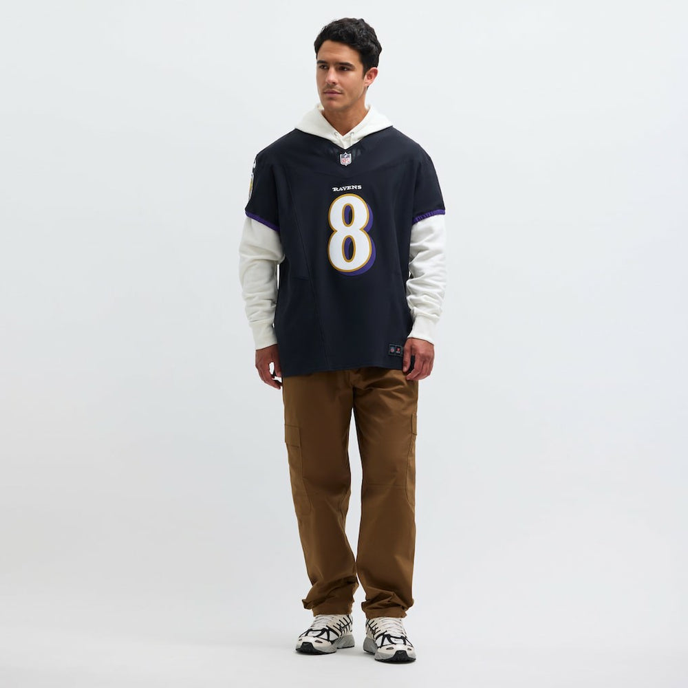 Baltimore Ravens Lamar Jackson  Alternate Vapor F.U.S.E. Elite Jersey | NFL New