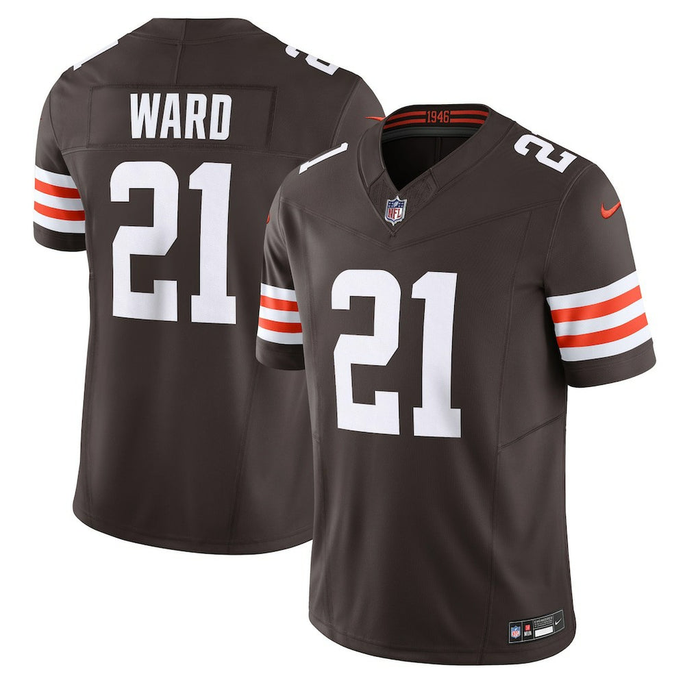 Cleveland Browns Denzel Ward  Vapor F.U.S.E. Limited Jersey | NFL On sale