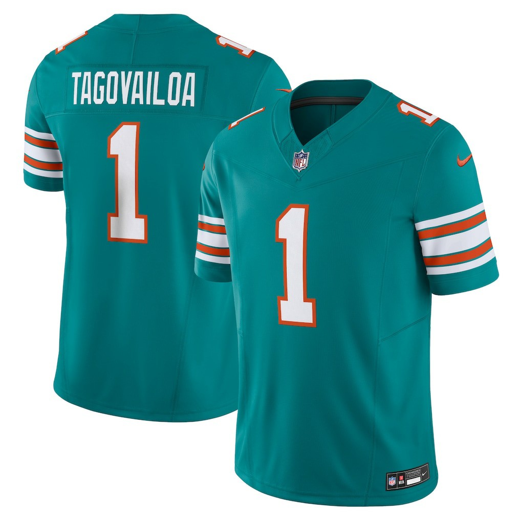 Miami Dolphins Tua Tagovailoa  Vapor F.U.S.E. Limited Jersey | NFL Outlet