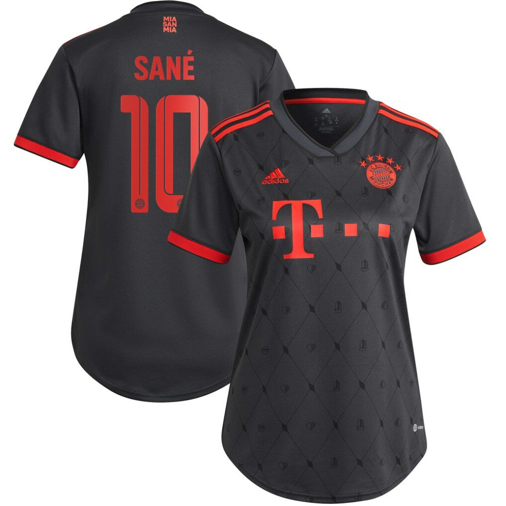 Leroy Sané Bayern Munich Women's 2022/23 Third Replica Player Jersey