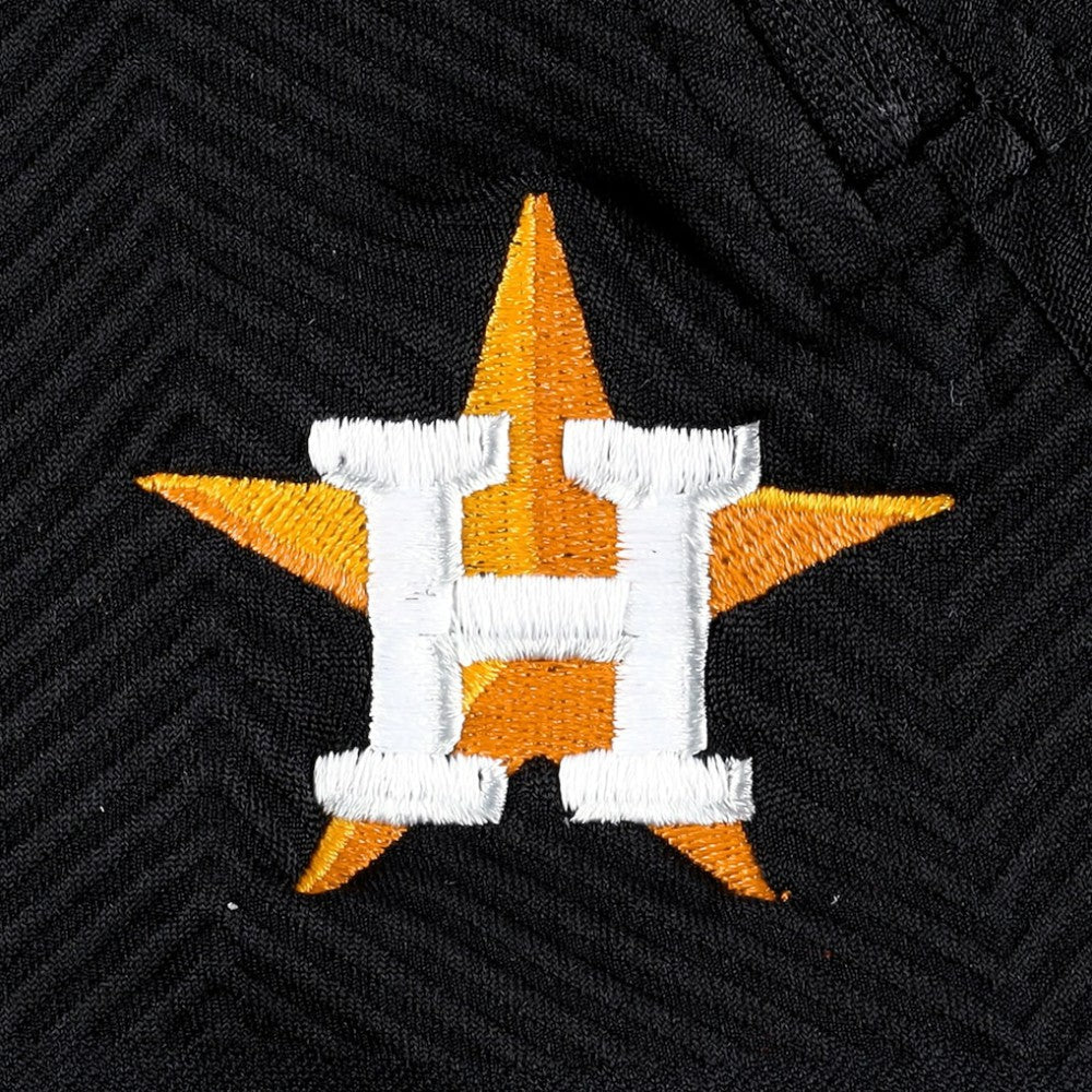 Houston Astros Levelwear Women's Verse Asymmetrical Raglan Tri-Blend Quarter-Zip Jacket - MLB Jackets