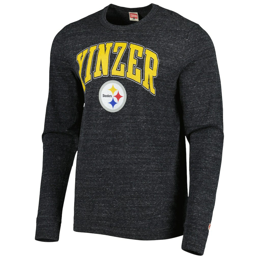 Pittsburgh Steelers Homage Hyper Local Tri-Blend Long Sleeve T-Shirt | NFL New