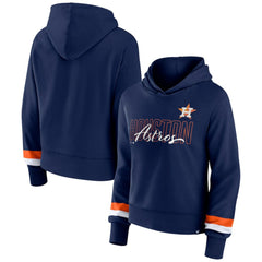 Houston Astros Fanatics Women's Over Under Pullover Hoodie - MLB Hoodies