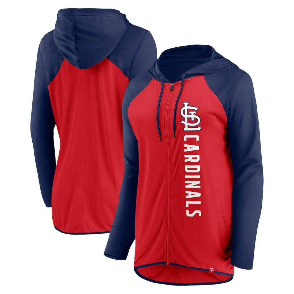 St. Louis Cardinals Fanatics Women's Forever Fan Full-Zip Hoodie Jacket - MLB Jackets