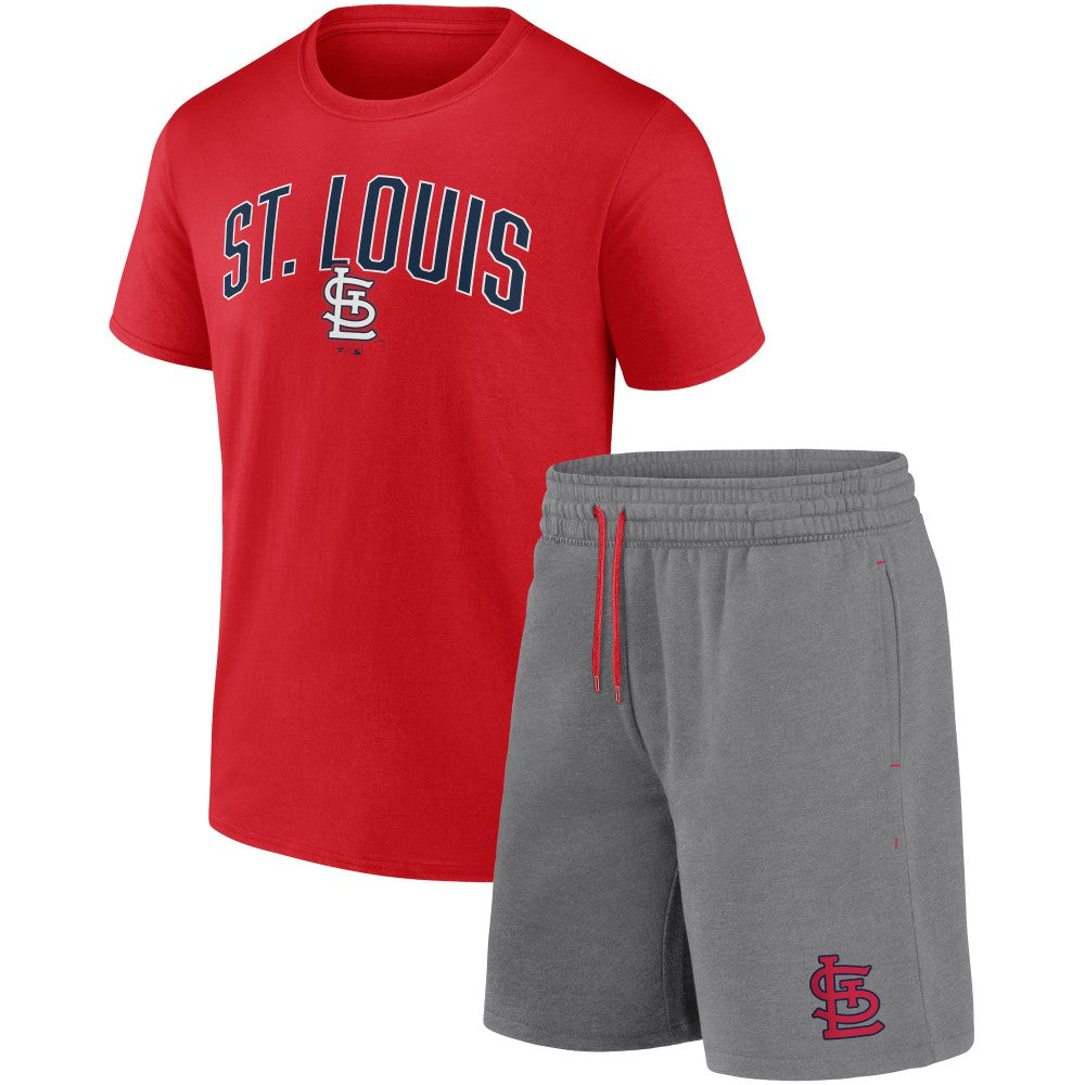St. Louis Cardinals Fanatics Arch T-Shirt & Shorts Combo Set - MLB Shorts