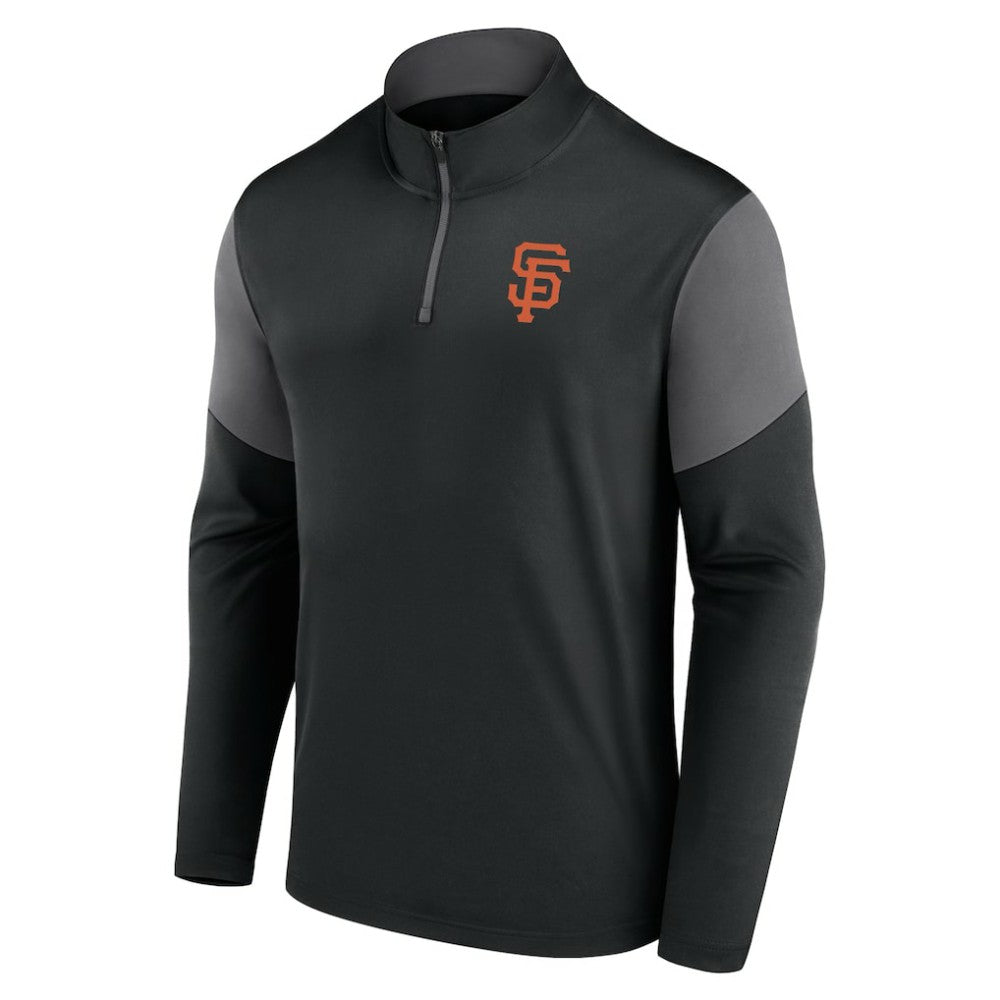 San Francisco Giants Fanatics Logo Quarter-Zip Top - MLB Tops