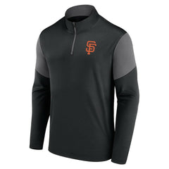 San Francisco Giants Fanatics Logo Quarter-Zip Top - MLB Tops