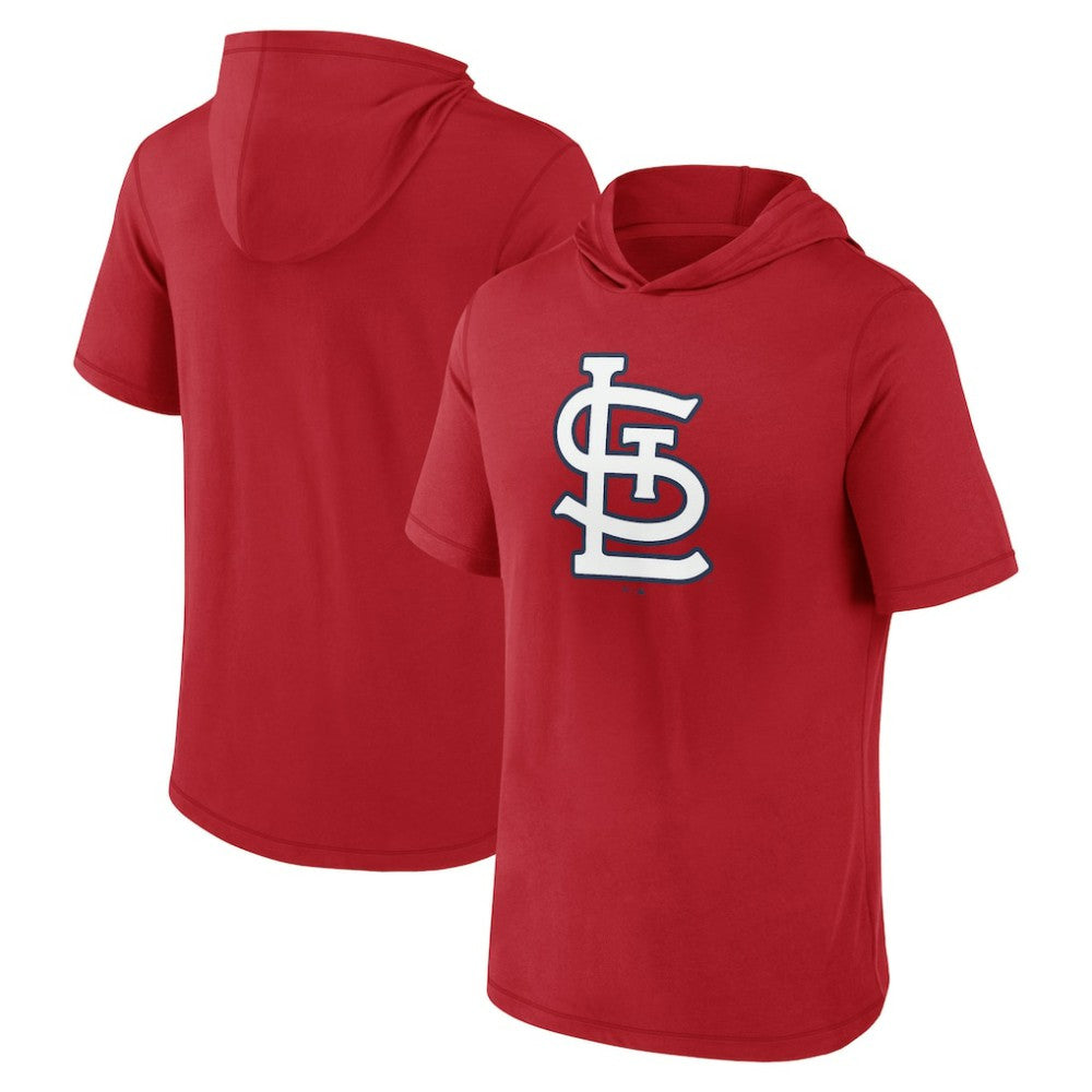 St. Louis Cardinals Fanatics Short Sleeve Hoodie T-Shirt - MLB Hoodies
