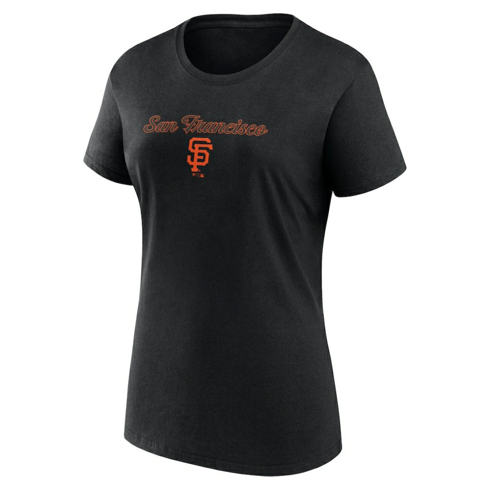 San Francisco Giants Fanatics Women's Script T-Shirt & Shorts Combo Set - MLB Shorts