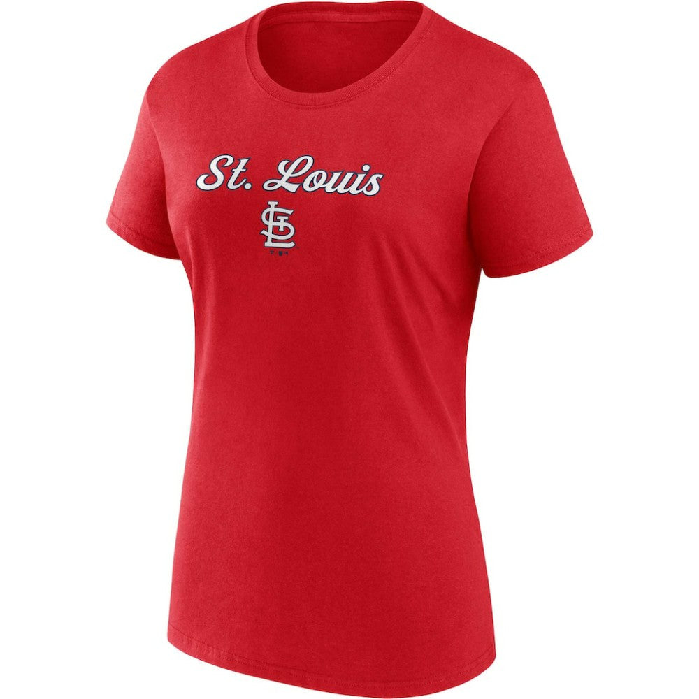 St. Louis Cardinals Fanatics Women's Script T-Shirt & Shorts Combo Set - MLB Shorts