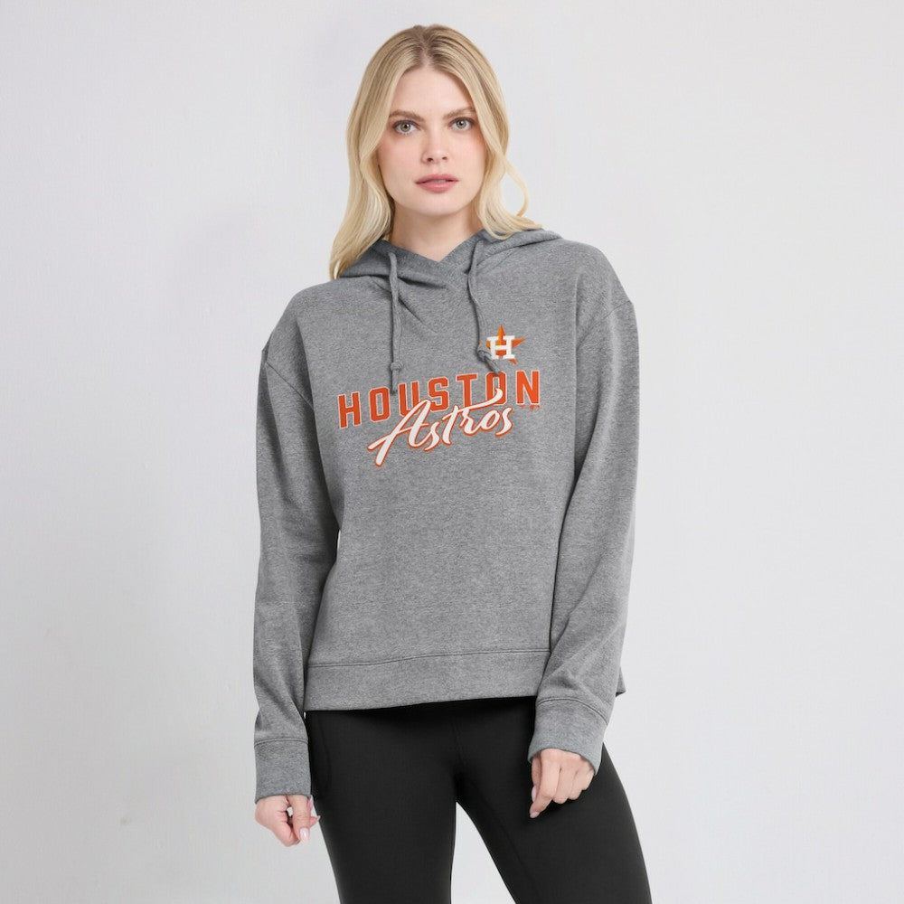 Houston Astros Fanatics Women's Script Favorite Lightweight Pullover Hoodie - MLB Hoodies