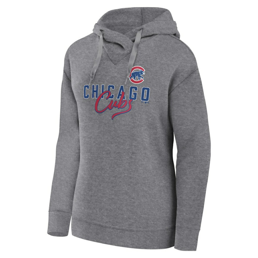 Chicago Cubs Fanatics Women's Script Favorite Lightweight Pullover Hoodie - MLB Hoodies