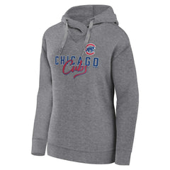 Chicago Cubs Fanatics Women's Script Favorite Lightweight Pullover Hoodie - MLB Hoodies