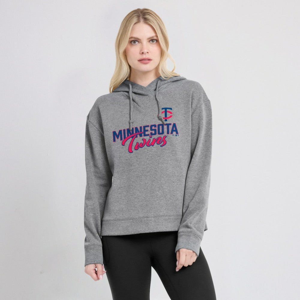 Minnesota Twins Fanatics Women's Script Favorite Lightweight Pullover Hoodie - MLB Hoodies