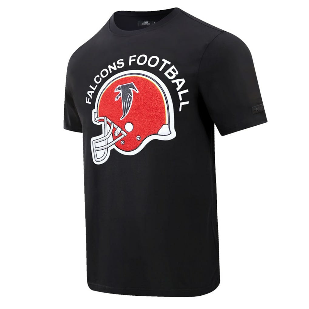 Atlanta Falcons Pro Standard Red Helmet Wordmark T-Shirt | NFL Discount