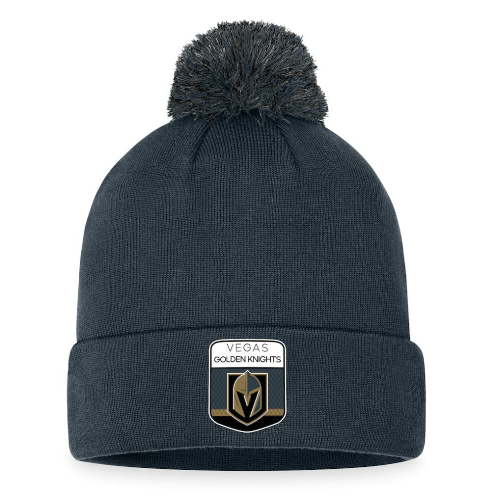 Vegas Golden Knights Fanatics 2023 NHL Draft Cuffed Knit Hat with Pom -  NHL Hats