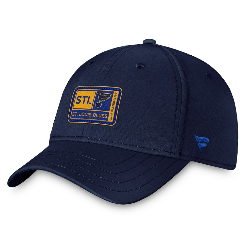 St. Louis Blues Fanatics Authentic Pro Training Camp Flex Hat – Navy -  NHL Hats