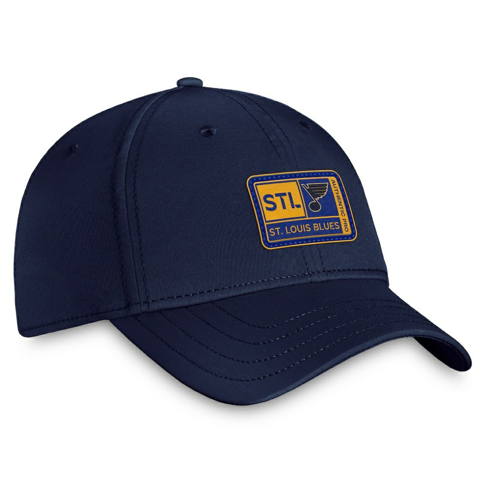 St. Louis Blues Fanatics Authentic Pro Training Camp Flex Hat – Navy -  NHL Hats
