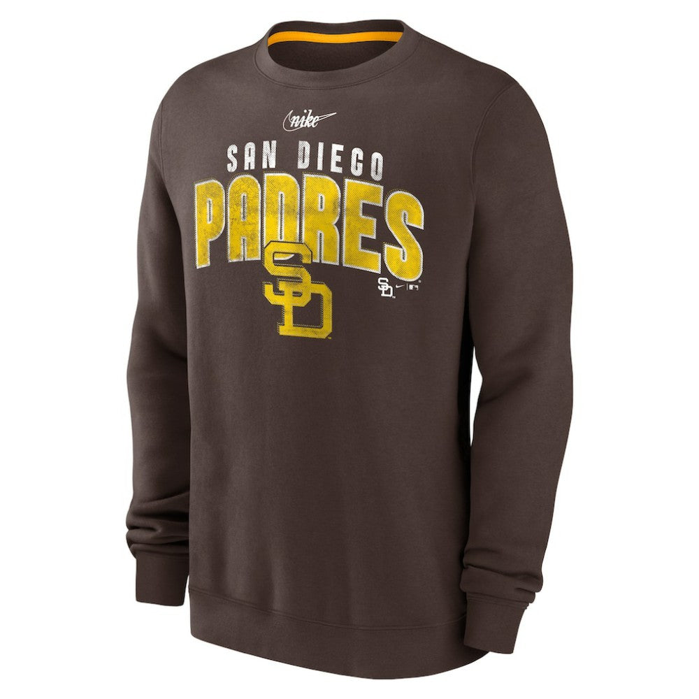 San Diego Padres Nike Cooperstown Collection Team Shout Out Pullover Sweatshirt - MLB Pullover