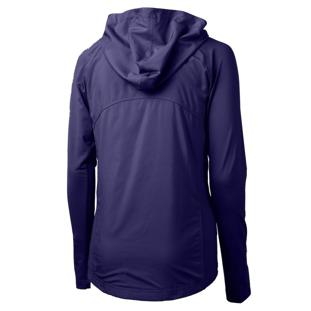 Baltimore Ravens Cutter & Buck Women's Adapt Eco Knit Hybrid Recycled Full-Zip Hoodie | NFL On sale